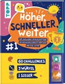 Höher, schneller, weiter! Der Challenge-Spieleblock mit 3 Würfeln - Ursula Schwab - 9783735891723