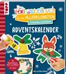 Das Adventskalender-Verbastelbuch für die Allerkleinsten. Schneiden und Kleben. Türkranz - Bibi Hecher ; Mimi Hecher - 9783735892317