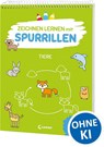 Zeichnen lernen mit Spurrillen - Tiere -  - 9783743221499