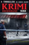 Krimi Dreierband 3088 - Alfred Bekker ; Thomas West ; Emile C. Tepperman - 9783745229370