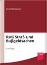 RVG Straf- und Bußgeldsachen - Detlef Burhoff ; Joachim Volpert - 9783750800403