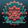 3D Mandalas Coloring Book for Adults - Monsoon Publishing - 9783752984897