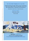 Characterising locally finite groups satisfying the strong Sylow Theorem for the prime p - Felix F. Flemisch - 9783754344347