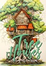 Tree Houses Coloring Book for Adults - Monsoon Publishing - 9783758419492