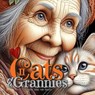 Publishing, M: Cats and Grannies Coloring Book for Adults 2 - Monsoon Publishing - 9783758494574