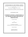 Commentationes astronomicae ad theoriam perturbationum pertinentes 3rd part - EULER,  Leonhard - 9783764314736