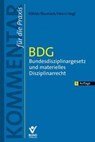 BDG - Bundesdisziplinargesetz und materielles Disziplinarrecht - Daniel Köhler ; Sebastian Baunack ; Jessica Heun ; Benedikt Vogt - 9783766373090