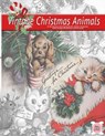 Greeting for Christmas (vintage Christmas animals) A Christmas coloring book for adults relaxation with vintage Christmas animal cards - Attic Love - 9783767092488