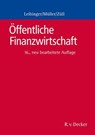 Öffentliche Finanzwirtschaft - Bodo Leibinger ; Reinhard Müller ; Bernd Züll - 9783768521673