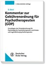 Kommentar zur Gebührenordnung für Psychotherapeuten - Dieter Best - 9783769135626