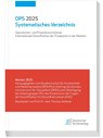 OPS 2025 Systematisches Verzeichnis -  - 9783769138450