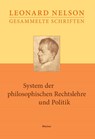 System der philosophischen Rechtslehre und Politik - Leonard Nelson - 9783787338368