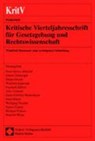 Kritische Vierteljahresschrift für Gesetzgebung und Rechtswissenschaft - ALBRECHT,  Peter-Alexis ; Mahrenholz, Ernst Gottfried ; Meyer, Hans - 9783789065507