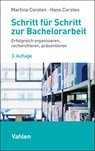 Schritt für Schritt zur Bachelorarbeit - Martina Corsten ; Hans Corsten - 9783800678020
