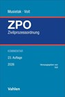 Zivilprozessordnung. ZPO - Hans-Joachim Musielak ; Wolfgang Voit - 9783800678228