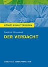 Der Verdacht von Friedrich Dürrenmatt - Königs Erläuterungen. - Friedrich Dürrenmatt - 9783804420120