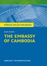 The Embassy of Cambodia - Zadie Smith - 9783804420571