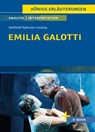 Emilia Galotti von Gotthold Ephraim Lessing - Textanalyse und Interpretation - Gotthold Ephraim Lessing - 9783804420700