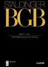 Staudinger BGB §§ 677-704 (Geschäftsführung ohne Auftrag) - Andreas Bergmann ; Marcus Bieder ; Volker Rieble - 9783805914079