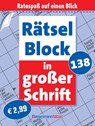 Rätselblock in großer Schrift 138 (5 Exemplare à 2,99 EUR) - Eberhard Krüger - 9783809469629