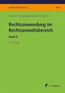 Rechtsanwendung im Rechtsanwaltsbereich II - Sabine Jungbauer ; Edith Natterer - 9783811407374