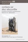 verlorn ist daz sluzzellin - Elisabeth Meyer ; Jaap van Vredendaal - 9783826092749