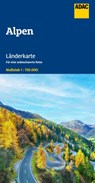 ADAC Länderkarte Alpen 1:750.000 -  - 9783826423710