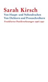 Von Haupt- und Nebendrachen – Von Dichtern und Prosaschreibern - Sarah Kirsch - 9783835343559