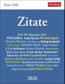 Zitate Tagesabreißkalender 2026 -  - 9783840035821