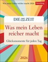 Was mein Leben reicher macht Tagesabreißkalender 2026 - Glücksmomente für jeden Tag -  - 9783840036392