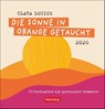 Clara Louise: Die Sonne in Orange getaucht Premium-Postkartenkalender 2026 - 53 Postkarten mit poetischen Gedanken -  - 9783840037962