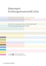 Datenreport Erziehungswissenschaft 2024 - Bernhard Schmidt-Hertha ; Anja Tervooren ; Renate Martini - 9783847430421