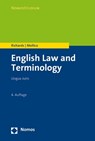 Richards, C: English Law and Terminology - RICHARDS,  Claudina ; Mollica, Viviana - 9783848722013