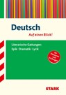 Deutsch - auf einen Blick! Gattungen: Epik, Dramatik und Lyrik -  - 9783849008871