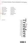 Triëdere #26: Denken Schreiben. Über die allmähliche Verfertigung - Ann Cotten ; Sandro Huber ; Gerd Sulzenbacher - 9783854496335