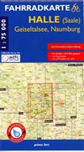 Fahrradkarte Halle, Geiseltalsee, Naumburg -  - 9783866362765