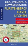 Rad-, Wander- und Gewässerkarte Fürstenberg/Havel, Lychen -  - 9783866364141