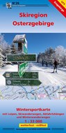 Wintersportkarte Skiregion Osterzgebirge -  - 9783868430264