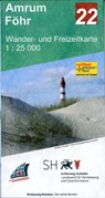 Amrum - Föhr Wander- und Freizeitkarte 1:25 000 -  - 9783891307342