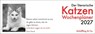 Der literarische Katzen Wochenplaner 2027 -  - 9783895617683