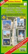 Wander- und Radwanderkarte Ökumenischer Pilgerweg Görlitz-Vacha (Teil 1 Görlitz-Leipzig) mit Zick-Zack-Faltung. 1:50000 -  - 9783895911521