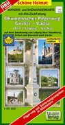 Wander- und Radwanderkarte Ökumenischer Pilgerweg Görlitz-Vacha (Teil 2 Leipzig-Vacha) mit Zick-Zack-Faltung. 1:50000 -  - 9783895911538