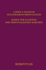 Codex Canonum Ecclesiarum Orientalium -  - 9783897108752