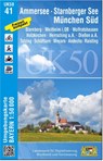 Ammersee, Starnberger See, München-Süd 1 : 50 000 (UK50-41) -  - 9783899338379