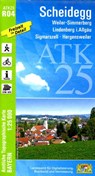 ATK25-R04 Scheidegg (Amtliche Topographische Karte 1:25000) -  - 9783899339703