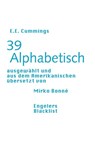 39 Alphabetisch - E. E. Cummings - 9783906050546