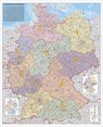 DEUTSCHLAND POSTLEITZAHLENKARTE 1 750 -  - 9783929627572