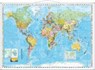 Weltkarte englisch -  - 9783929627855