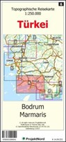 Bodrum - Marmaris - Topographische Reisekarte 1:250.000 Türkei (Blatt 6) -  - 9783931099541