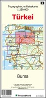 Bursa - Topographische Reisekarte 1:250.000 Türkei (Blatt 2) -  - 9783931099558